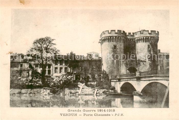 Verdun  55 Meuse Porte Chaussee