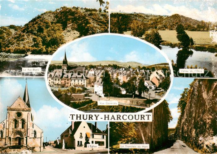 Thury-Harcourt 14 Calvados Le Roc Blanc Vallee de l’Orne Eglise La Tranchez du H