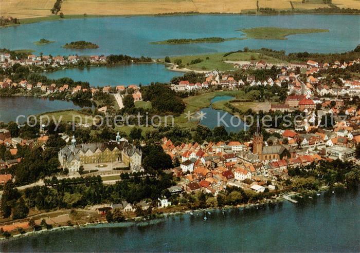 Ploen See Holsteinische Schweiz Fliegeraufnahme