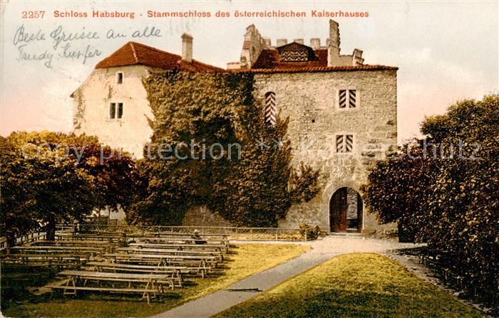 Baden  Wien AT Schloss Habsburg Stammschloss des oesterr Kaiserhauses