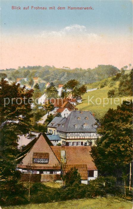 Frohnau Annaberg Alter Hammer mit dem Hammerwerk