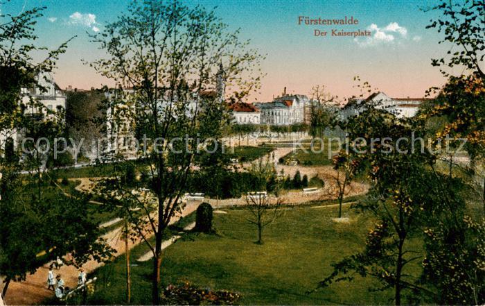Fuerstenwalde Spree Der Kaiserplatz