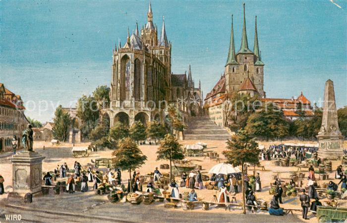 ERFURT  CITY Dom und Severi Kirche