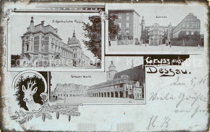Dessau-Rosslau Erbprinzen Palais Schloss Grosser Markt