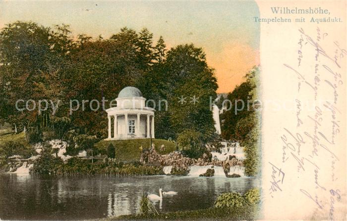 KAssEL CITY Wilhelmshoehe Tempelchen mit Aquaedukt