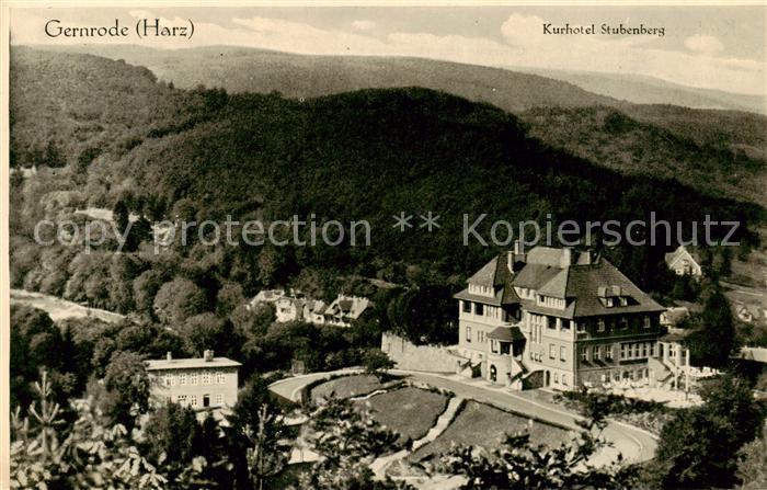 Gernrode Harz Kurhotel Stubenberg Fliegeraufnahme