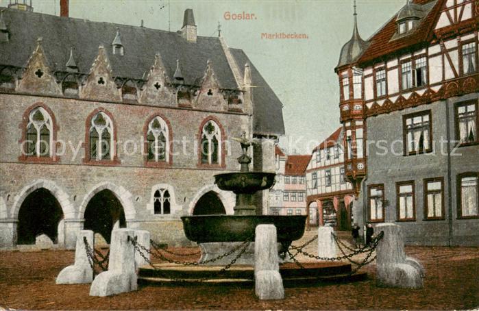 GOSLAR Harz Niedersachsen Marktbecken