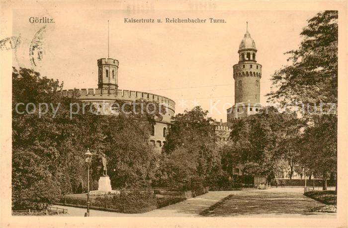 Goerlitz  Sachsen Kaisertrutz und Reichenbacher Turm