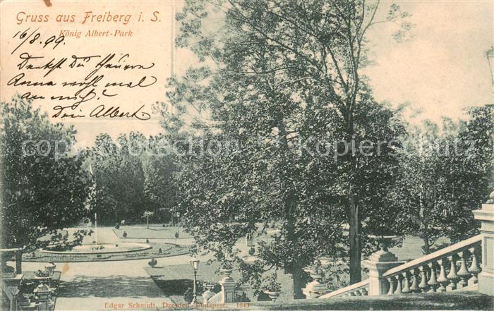 Freiberg  Sachsen Koenig-Albert-Park
