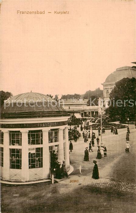 Franzensbad Boehmen Frantiskovy Lazne CZ Kurplatz