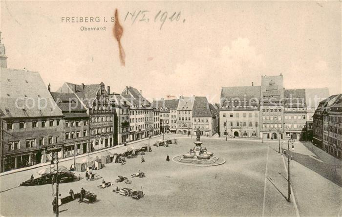 Freiberg  Sachsen Obermarkt