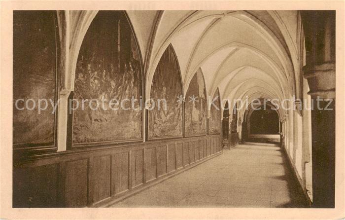 Oliwa Oliva Gdansk PL oestlicher Kreuzgang des Klosters Oliva