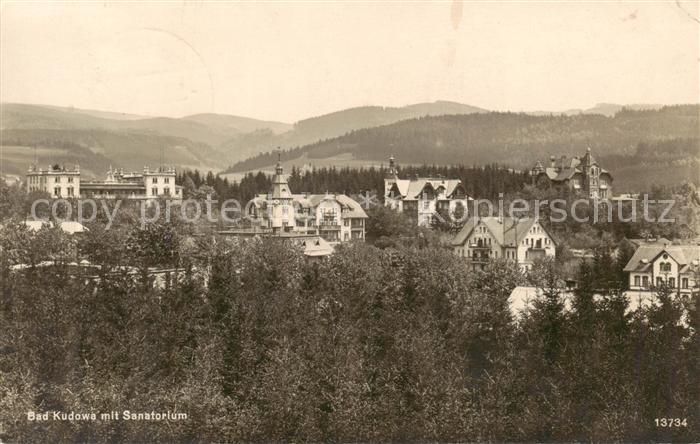 Bad Kudowa Kudowa-Zdroj Niederschlesien PL mit Sanatorium