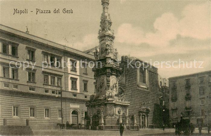 Napoli Neapel IT Piazza del Gesu