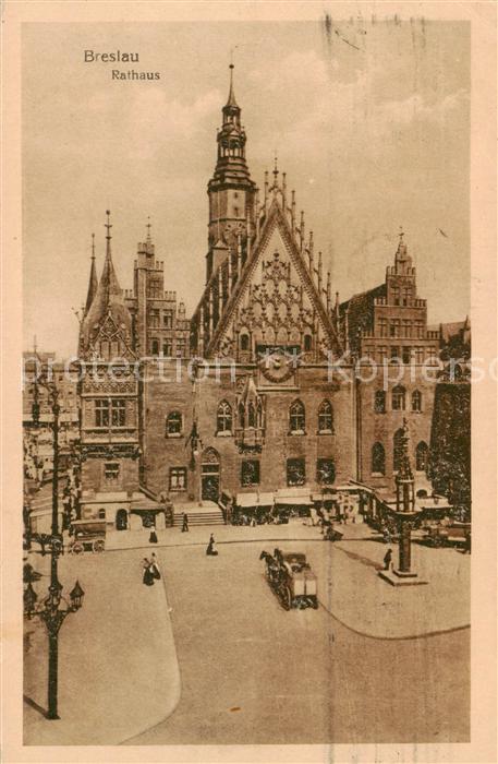 Breslau Niederschlesien Rathaus