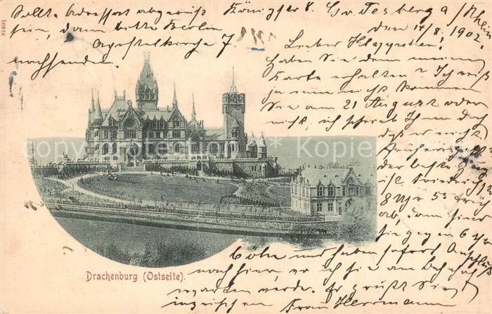 Koenigswinter Rhein Drachenburg Ostseite