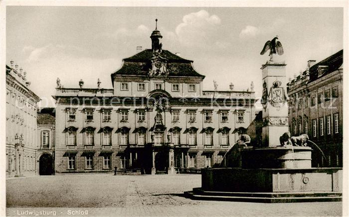 Ludwigsburg  Wuerttemberg Schloss Brunnen