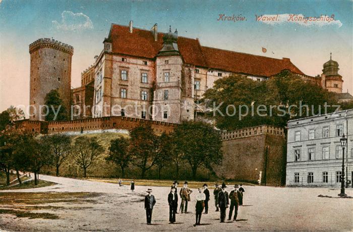 Krakow Krakau Wawl Koenigsschloss