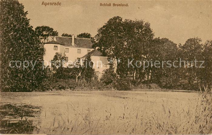 Apenrade Aabenraa DK Schloss Brunlund