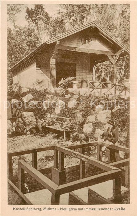 Saalburg Kastell Bad Homburg Heiligtum mit immerfliessender Quelle