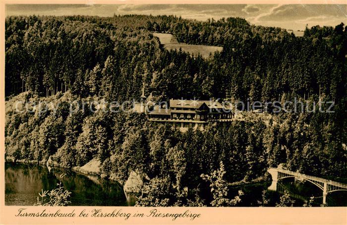 Hirschberg  Jelenia Gora Riesengebirge PL Turmsteinbaude Panorama