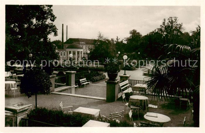 Franzensbad Boehmen Frantiskovy Lazne CZ Neue Terrasse mit Franzensquelle