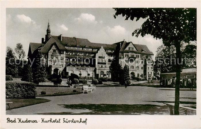 Bad Kudowa Kudowa-Zdroj Niederschlesien PL Kurhotel Fuerstenhof