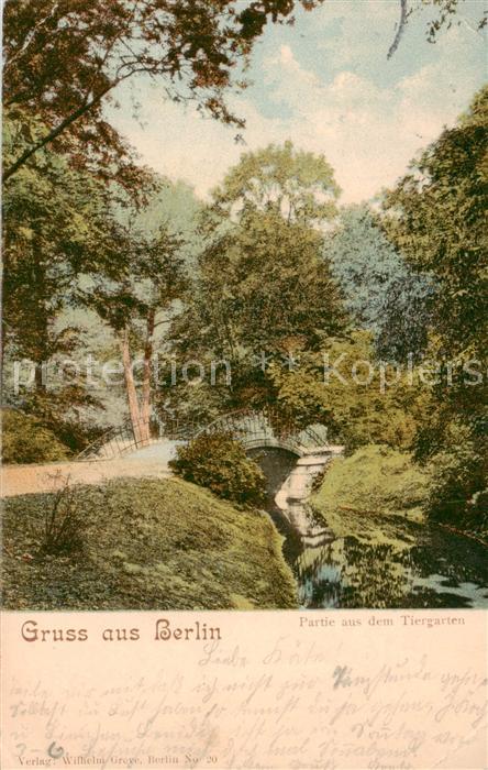 BERLIN  CITY Partie aus dem Tiergarten