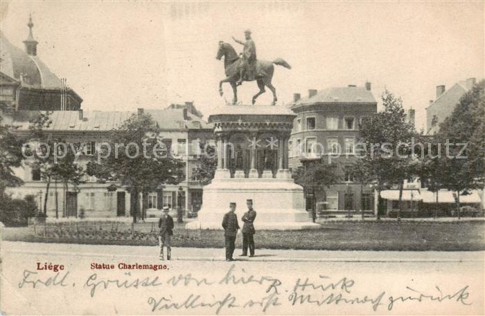 Liege Luettich Statue Charlemagne