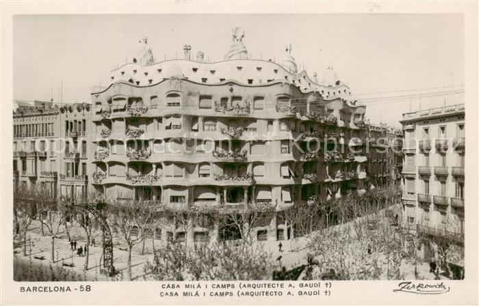 Barcelona Cataluna Casa Mila i Camps