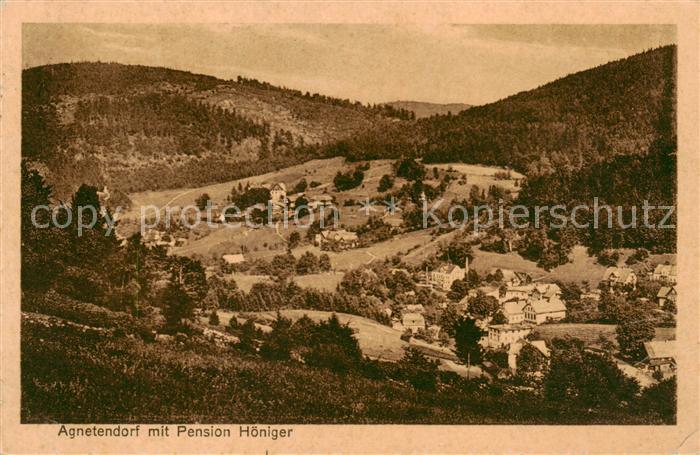 Agnetendorf  Jagniatkow Jelenia Gora Riesengebirge PL mit Pension Hoeniger