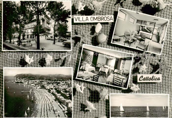 Cattolica  Provincia Rimini IT Villa Ombrosa Gastraeume Strand Segelpartie