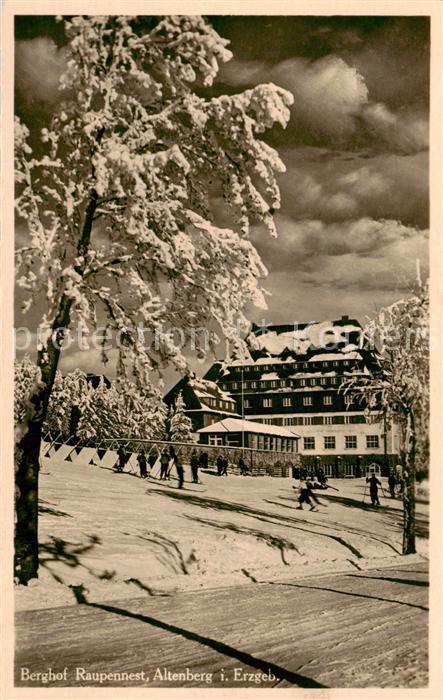 Altenberg  Osterzgebirge Berghof Raupennest Winterlandschaft