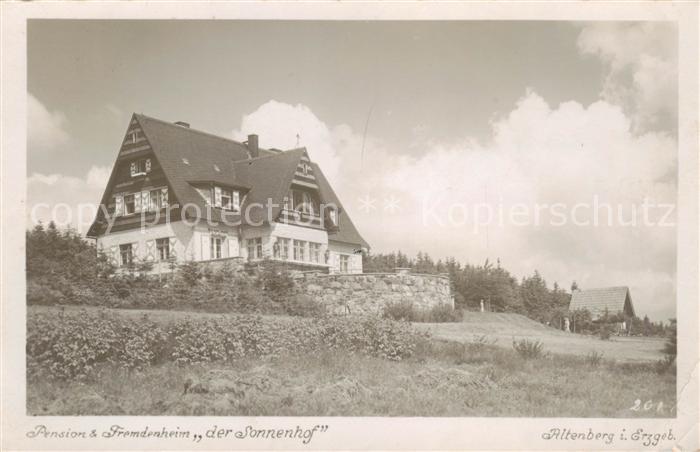 Altenberg  Osterzgebirge Pension Fremdenheim der Sonnenhof