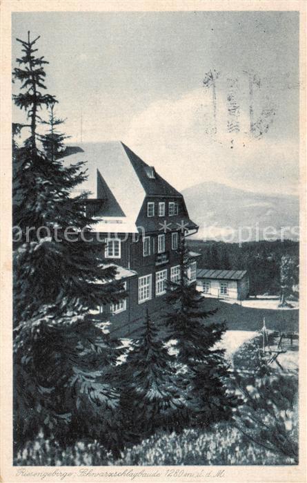 Riesengebirge Krkonose Karkonosze Schwarzschlagbaude