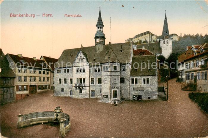 Blankenburg Harz Marktplatz