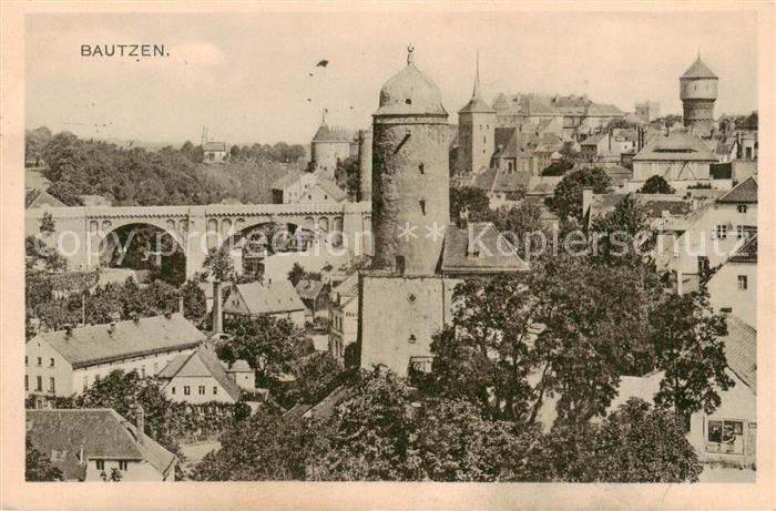 Bautzen Sachsen Stadtblick Feldpost