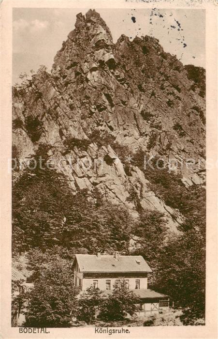 Bodetal Bodethal Harz Koenigsruhe