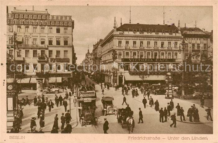 BERLIN  CITY Friedrichstrasse Unter den Linden