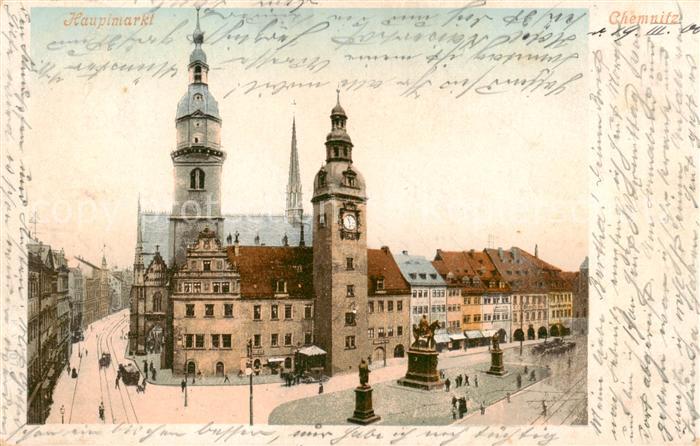 CHEMNITZ Sachsen Hauptmarkt