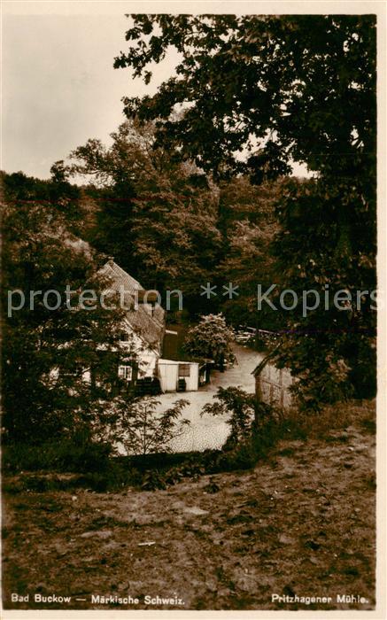 Bad Buckow Maerkische Schweiz Restaurant Pritzhagener Muehle