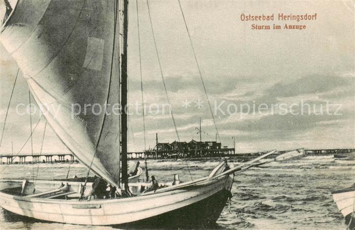 Heringsdorf  Ostseebad Usedom Sturm im Anzuge