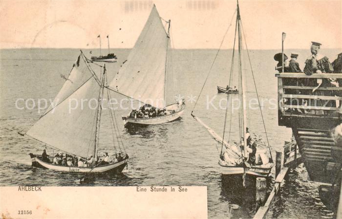 Ahlbeck Ostseebad Eine Stunde in See Segelboote