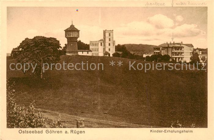 Goehren  Ostseebad Ruegen Kindererholungsheim