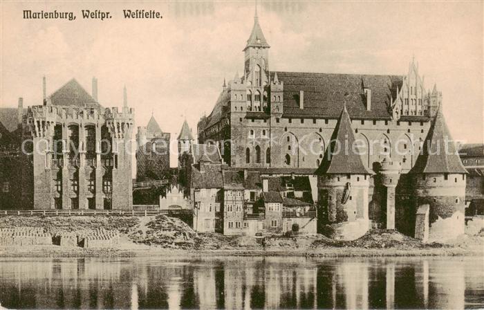 Marienburg  Westpreussen Malbork PL Westseite