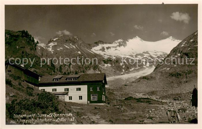 Zillertal Tirol AT Unterkunftshaus Gasthaus Alpenrose
