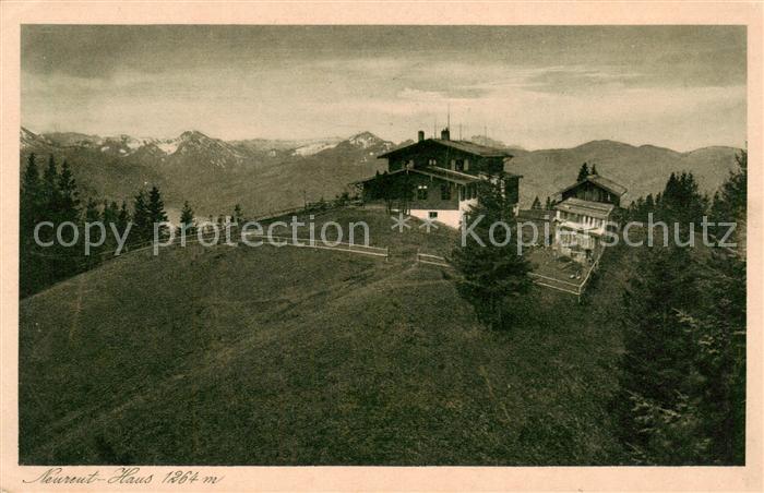 Neureuthhaus 1264m Tegernsee Fliegeraufnahme
