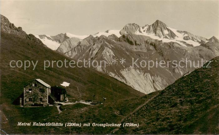Matreier-Toerl Kals Grossglockner AT Kaisertoerlhuette Panorama