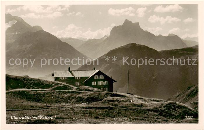 Ulmerhuette 2280m Vorarlberg AT mit Patteriol