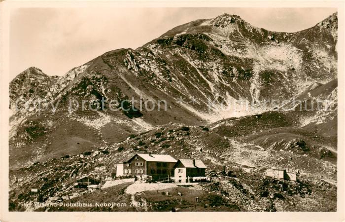 Edmund-Probst-Haus 1923m Nebelhorn Oberstdorf mit Nebelhorn